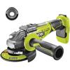 RYOBI Confezione RYOBI - Smerigliatrice angolare senza spazzole R18AG7-0 - 18V OnePlus - senza batteria e caricatore - Dado Ea