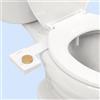TUSHY Fresh - Attacco per bidet di avviamento ultra sottile per WC, non elettrico, pressione dell'acqua regolabile, lavaggio posteriore con acqua fredda, autopulente, adatto per WC allungati e rotondi