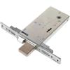 Nuova Feb Serratura da Infilare Art. 6873 Misura 70 mm Frontale 25 mm Argento