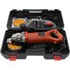 Loobiiny Scanalatore Per Tracce Muro Scanalatrice Elettrica Tubo Flessibile Per L'Estrazione Della Polvere Motore Tutto In Rame Da 4800 W Adatto Per Costruzione Decorazione Demolizione E Altre Occasioni