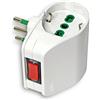 Fanton Adattatore doppio Vertical System spina piccola BIANCO