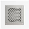Generic TMALASER Griglia di ventilazione in metallo inox, 20 x 20 cm, zincata, verniciata a polvere, griglia di alimentazione decorativa per pareti e soffitti, per casa, ufficio, hotel e locali tecnici