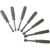 TANIASHOP Set 7 Pezzi Cacciaviti a Bussola Giraviti per Dadi Esagonali da 5 a 13 mm Cacciavite per Chiave a Bussola Chiave Fissa a Tubo