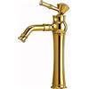 Generic Rubinetti, Rubinetti da Cucina, Rubinetti da Cucina, Rubinettir Lavabo da Bagno in Rame Puro Placcato Oro con Maniglia Inlo, Rubinetti in Ottanticato, Rubinettir Acqua Calda Eda Antichi/Alto/A