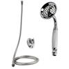 vetrinein rete Vetrineinrete® Soffione con tubo flessibile da 1,8 metri doccetta a telefono con filtro doccia per bagno con supporto staffa a muro A89
