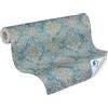 A.S. Création Livingwalls Carta da parati DESIGNDROP - carta da parati non tessuta preverniciato in blu, marrone - 10,05 m x 0,53 m - Carta da parati classica barocca con motivi ornamentali - 784921