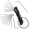 MULTIPICK Coltello tascabile Grimaldelli Set Professionale [7 strumenti | Edizione EDC | +10 lame] Kit Grimaldelli - Lockpicking Set - Set di Grimaldelli - Grimaldelli professionali - Lock picking