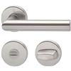 Hoppe Amsterdam - Rosetta in acciaio inox F69 E1400Z/42KV/42KVS, design per bagno/WC