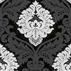 BRICOFLOR Carta da parati tnt (tessuto non tessuto) damascata barocca Nero/Antracite Bianco 554314 55431-4 A.S. Création Mix | Nero/Antracite/Bianco | Rotolo (10,05 x 0,53 m) = 5,33 m²