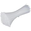 CONPHERON Fascette Plastica per Cablaggio 250 mm x 4,8 mm, Fascette Elettricista, Stringicavo - 250pz - Bianco