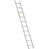 Drabest Scale serie Pro - Scaletta multiuso 1 x 10 in alluminio pressato, 150 kg, scala in alluminio, scale versatili, scala pieghevole, 40 x 271 x 5 cm