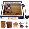 SCULPFUN S30 Ultra 33W Laser Cutter Incisore laser 600x600mm Ampia area di lavoro, 0,005 mm di alta precisione Taglio di incisione su guida di scorrimento industriale, Assistente pneumatico automatico