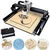 RATTMMOTOR Fresatrice CNC, Fresatrice a 3 assi 4540, macchina per incisione 500W, router CNC con controllo GRBL, area di lavoro 430 x 390 x 90 mm per taglio e incisione di metallo, legno, acrilico