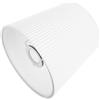 WOONEKY Paralume Bianco per Lampada da Terra e Tavolo, Design Elegante Plissettato, Facile da Pulire, per Camera da Letto e Ufficio