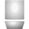 Paini 💧 Paini Soffione Doccia 25x25cm Quadrato Ultrapiatto Anticalcare in Acciaio Inox