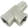 Fittingstore - Raccordo a T interno filettatura esterna aria compressa acqua raccordo idraulico (acciaio inossidabile, G 1/2)
