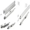 SOTECH Sistema di cassetti JUNKER SLIM con Push to Open (bianco, altezza 84 mm, profondità 350 mm, portata fino a 35 kg) cassetto con telaio da 13 mm