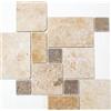conwire Mosaico in pietra naturale travertino romano legame beige marrone antico