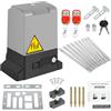 Yakimz 370W Motore per cancello scorrevole elettrico, controllo Bluetooth, apriporta per garage fino a 800 kg, 12M, motore per cancello scorrevole del cortile, con 2 telecomandi