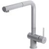 Elleci | Rubinetto cucina Metaltek | STREAM PLUS | Colore : M79 Aluminium