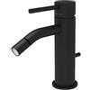 Paffoni LIG135NO Miscelatore bidet con scarico automatico 1"1/4G serie LIGHT nero opaco