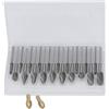 Generic 20 Pezzi Smerigliatrice per Metalli, Legno, Pietra, Acciaio, Taglio, Lucidatura, Incisione, Smerigliatrice, Gambo da 1/8 Pollici in Carburo di Tungsteno con 2 Pinze di