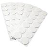 Adsamm® / 70 x feltrini autoadesivi/Bianco/ø 32 mm/Rotondo/piedini per mobili in feltro da 3.5 mm di spessore/pad protettivi per arredi