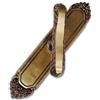 OEM SYSTEMS Cremonese per Finestra in Ottone Bronzato mod. Export Misura Placca 180x37 mm