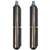 Gedotec 2 x gedotec weld cerniera regolabile cerniere a saldare con assortimento di ingrassatori rotolo di nastro | Acciaio lucido | Lunghezza 100 mm | Made in Germany