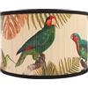 Uonlytech Paralume Vintage Decorativo in Tela 30X30X8.07In Paralume Lampadario a Sospensione Verde Scuro Kaki Artistico Per Illuminazione Interni Casa