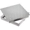 Tomec Chiusino Rinforzato H50 completo di telaio in Lamiera striata spessore 30/10 con portata automobile - Lavorazione in Italia - Dimensioni 250 x 250 x 50 mm
