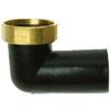 aton Raccordo curvo basso con dado girevole in ottone 11/4 x 40mm per sifoni