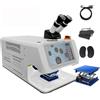Ovsuqu Saldatrice laser a punti per gioielli 60W/100W/150W/200W, schermo tattile CCD, saldatrici mini portatili per riparazioni e creazioni artigianali di collane, anelli e gioielli in oro e argento (60W)