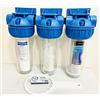Generico KIT FILTRO TRATTAMENTO ACQUA ø 1 " POLICE ANTIRESIDUI ANTICALCARE E CARBONI ATTIVI SEDIMENTI
