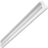 MASTERBRICO Cornici in Polistirolo per Soffitto e Pareti 20 metri | Cornici Polistirolo Decorative Bianche Verniciabili, Set 10 Barre da 2 Metri - Ideali per Quadri, Porte