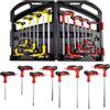 Generico SET KIT 16 PZ CHIAVI CHIAVE A T ESAGONALI e TORX LUNGHE + VALIGETTA CASSETTA chiavini con impugnatura ergonomica