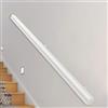 Dawselod 300cm Corrimano Bianco in Legno Massello | Ringhiera per Scale Antiscivolo per Casa | Sicurezza Pesante per Scale Interne ed Esterne, Corridoi, Solai & Patii