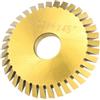 Waningmoto Lame for seghe da taglio in acciaio rapido HSS, frese circolari monofacciali rivestite in titanio, lame for accessori for macchine duplicatrici di chiavi orizzontali(60 * 6 * 16 * 90T)