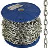 FEINZ Catena in acciaio inox 5 mm x 30 m, maglie zincate, maglie corte e saldate lateralmente, robusta catena in acciaio per edilizia, industria, giardino e agricoltura