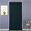 Surwin Tenda da Porta con Isolamento Termiche, Termica Isolante Freddo Inverno Tenda Termica per Porta Anti Freddo e Oscuramento per Balcone Soggiorno Cantina (90 * 210cm,Verde scuro)