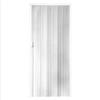ESTO Porta a Soffietto da Interno 84 x 215 cm Misura, Economy, Premium, Deluxe quality, Porta Scorrevole 10 Colori diversi Bianco, Noce, Legno Scuro e Chiaro (Economy, Bianco Liscio)