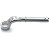 BETA 91 24 - Chiavi poligonali curve con attacco per leva di manovra cromate