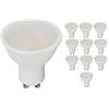 V-TAC Confezione da 10 lampadine LED V-TAC da 5 W, GU10, nessuna lampada dimmerabile, 6400 K, 400 lumen, 30.000 ore di vita, confezione da 10, 1687 VT-1975