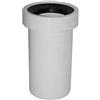 GOPL MANICOTTO WC TUBO PROLUNGA VASO DA 110 mm lungh 40cm rigido diritto SENZA ROSONE