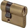 CISA Cilindro Mezzo da Infilare Sagomato Cisa 0G304.03 Misura 49,5mm 40/10mm Nichelato