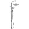 AQUAE Waterful TEC330543 Colonna Doccia Jmbo con Deviatore a Pulsante Asta, Grigio, 22 mm x 105 cm
