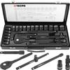 TECPO Kraft, set di chiavi a bussola da 1/2, 10-32 mm