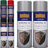 ECI Belton, 2 x vernice protettiva per metallo 3 in 1, 400 ml, vernice protettiva per metallo, antiruggine, colore a scelta (argento)