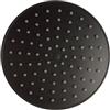 Kiamami Valentina - Soffione Doccia Rotondo In Acciaio Nero Opaco 20Cm