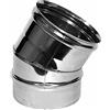 Brico Kit - Gomito a 30° mono parete acciaio inox - Diametro: 130mm